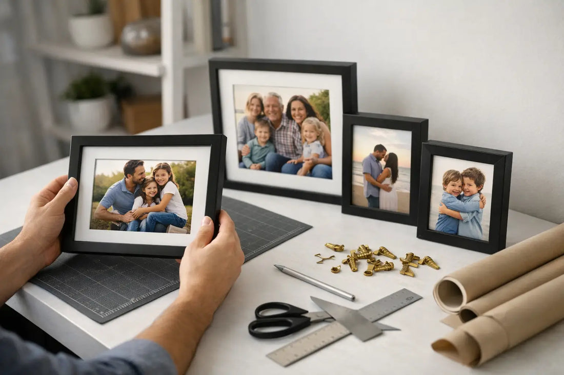 How to Frame Family Photos Professionally