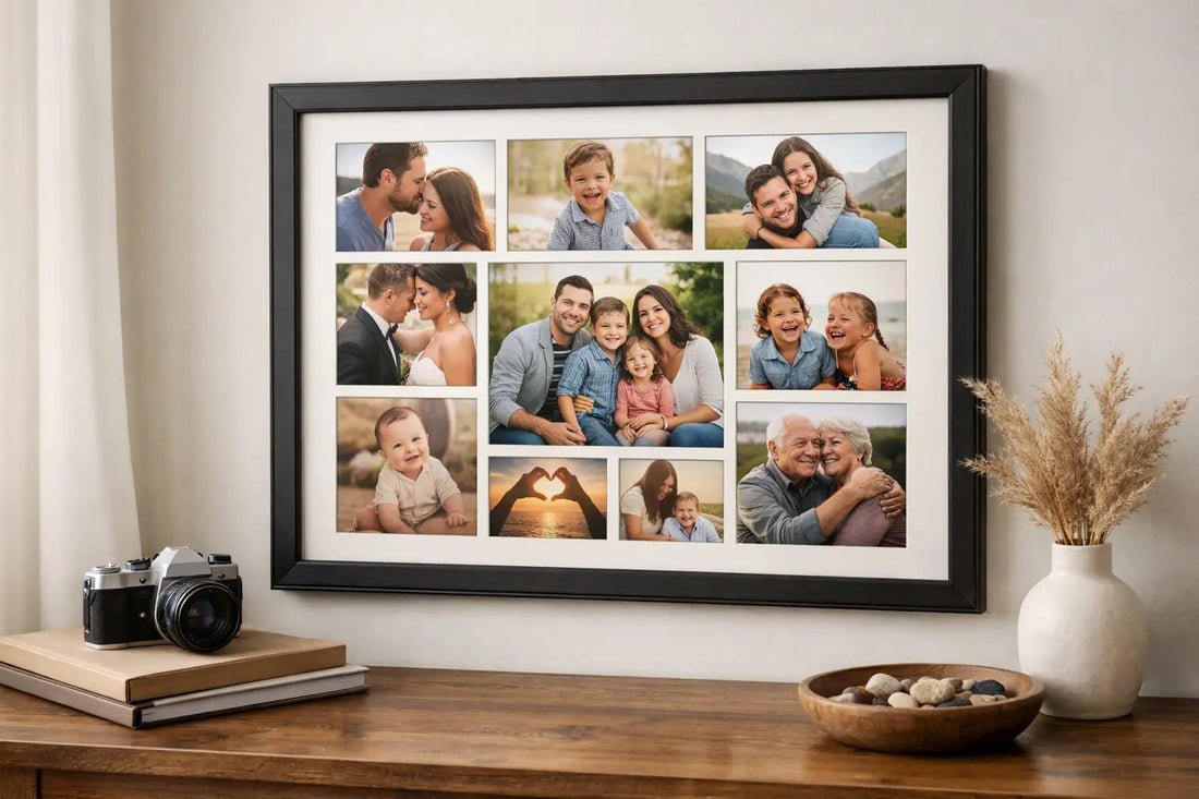 Custom Photo Collage Framing That Tells Your Story
