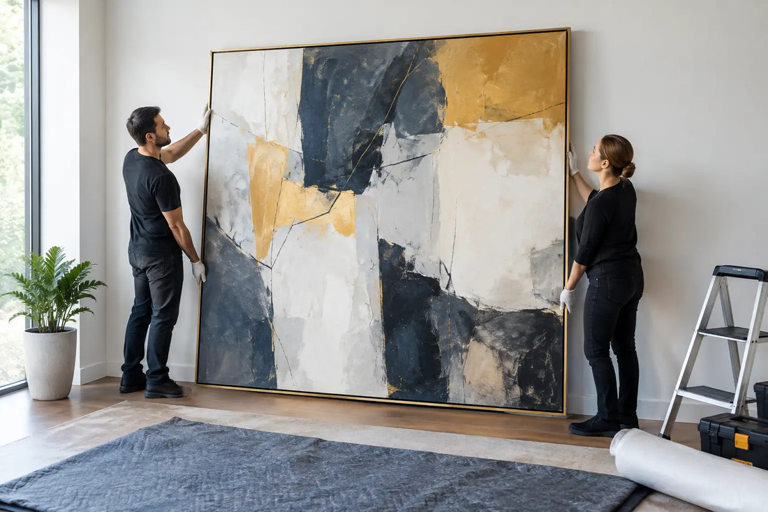 How to Frame Oversized Artwork Without Risk