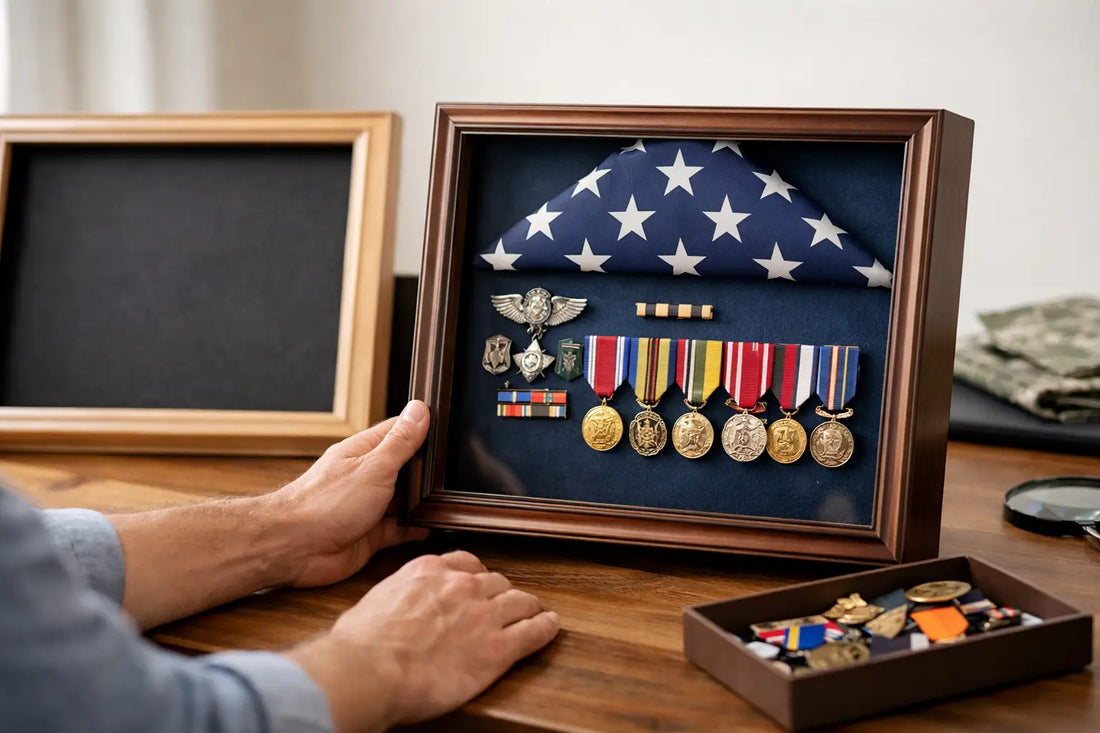Choosing a Shadow Box for Military Medals