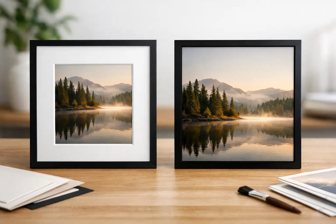 Matted Versus Unmatted Artwork: Which Fits?
