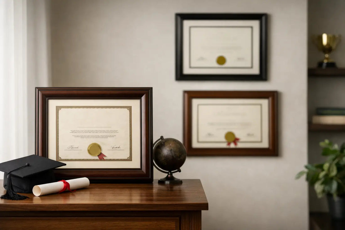Best Ways to Display Diplomas With Lasting Pride