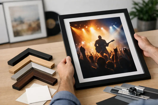 Choosing a Custom Frame for a Concert Poster